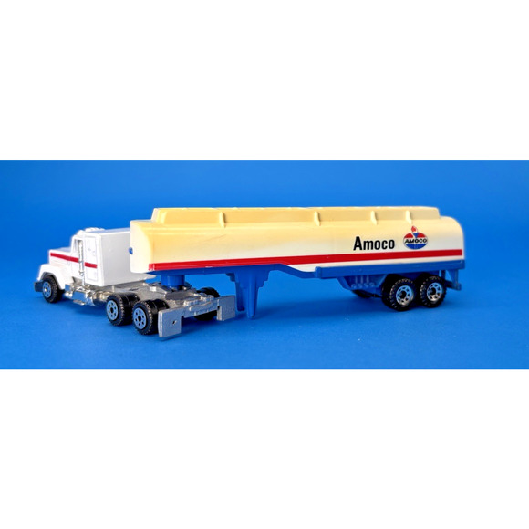 Vintage 82 Road Champs MACK/Matchbox HO 1/87 Diecast Amoco Semi Truck & Tanker - Picture 6 of 14